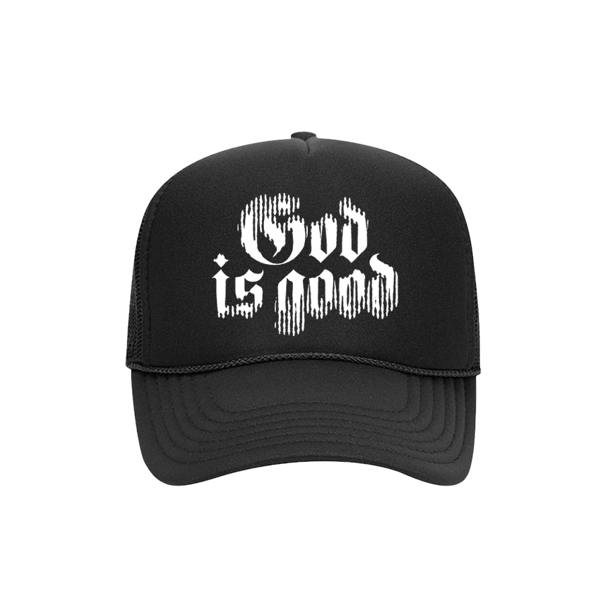 God is good erosion black Trucker Hat