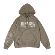 DISARM Ultra Heavy Hoodie, Relaxed Warm Grey Anchored Music