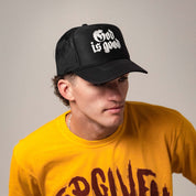 God is good erosion black Trucker Hat